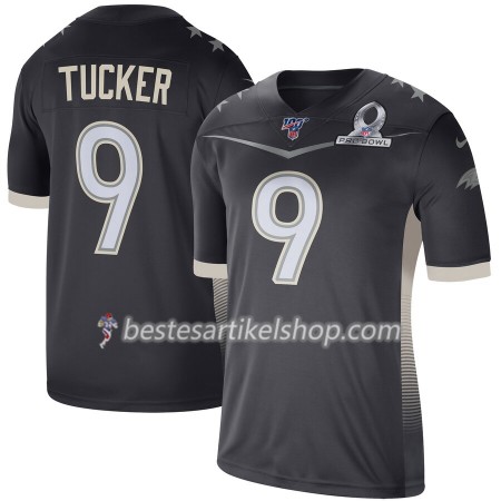 Herren Baltimore Ravens Trikot Justin Tucker 9 Nike 2020 AFC Pro Bowl Game 100th